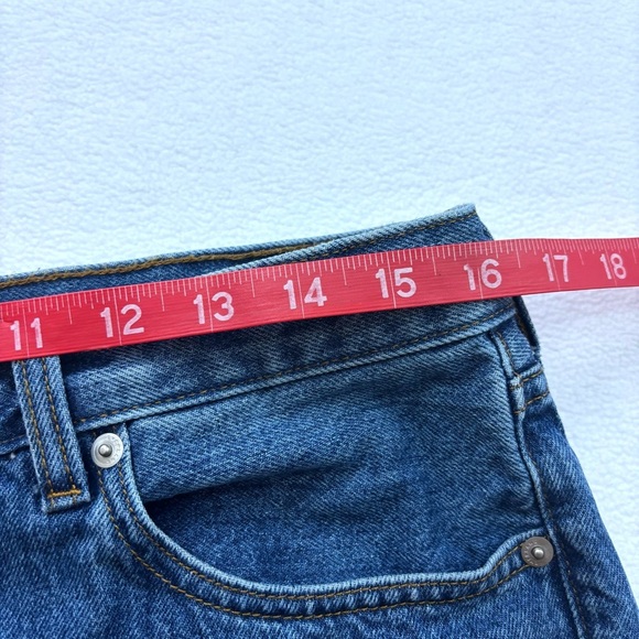 Everlane The Everybody Unisex 100% Organic Cotton Med Wash Highrise Ankle Jean - Picture 10 of 15